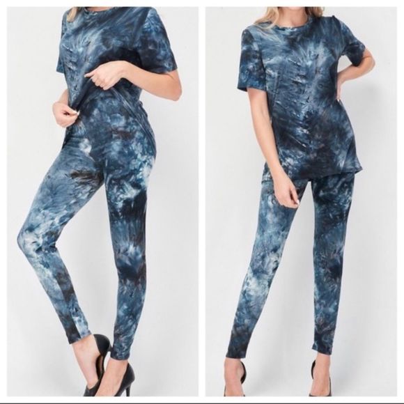 Pants - Tie Dye Top And Pants Set